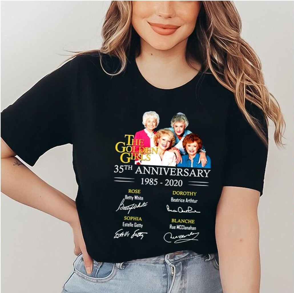 Pink Rose Bea Arthur Cool Golden Girls Signatures Unisex Sweatshirt