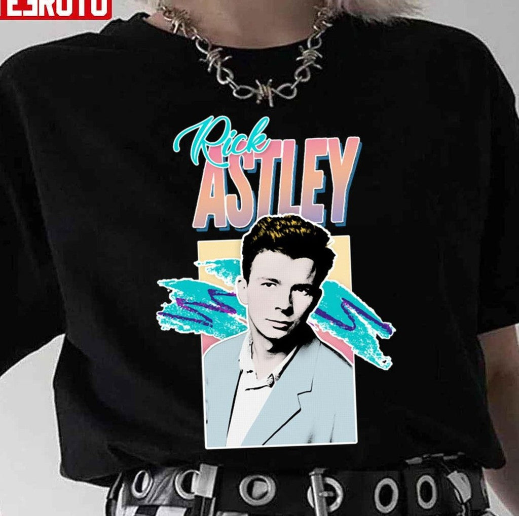 80s Aesthetic Tribute Rick Astley Unisex T-Shirt