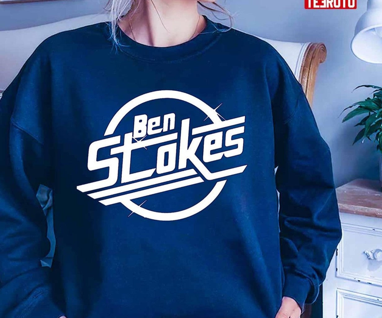 Ben Strokes White Logo Cricket Unisex T-Shirt