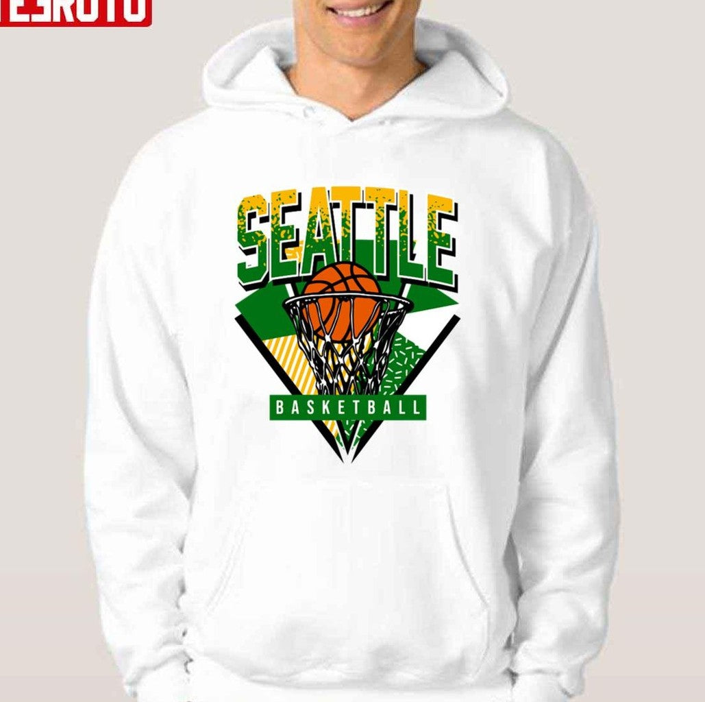 Seattle Basketball 90s Throwback Supersonics Unisex T-Shirt