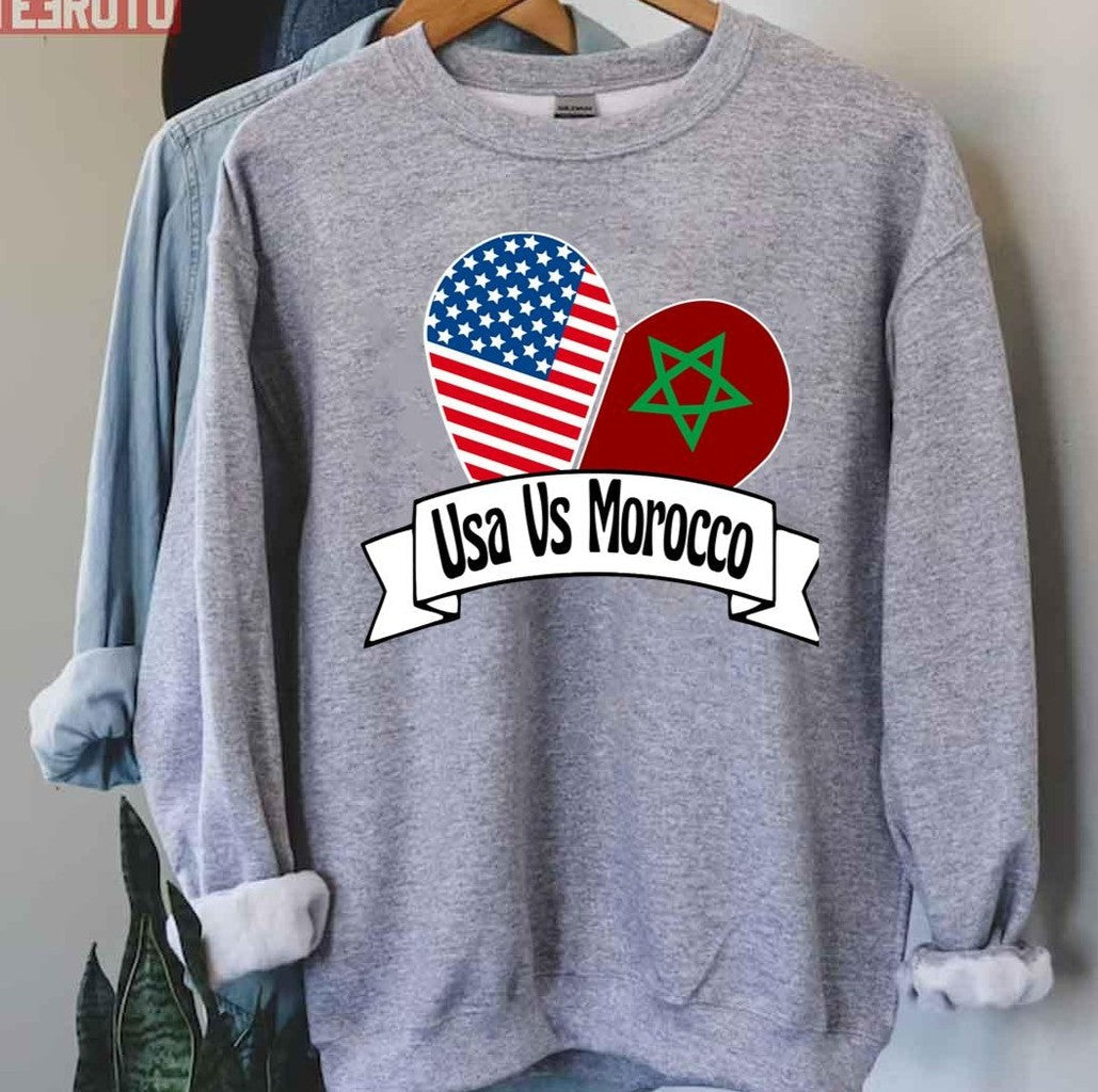 Soccer Amical Match USA Vs Morocco Unisex T-Shirt
