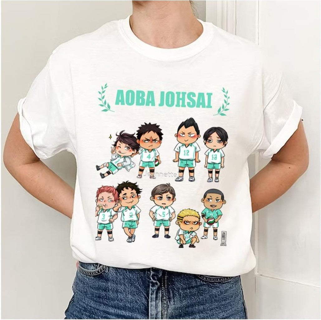 Aoba Johsai Chibis Characters Unisex Sweatshirt