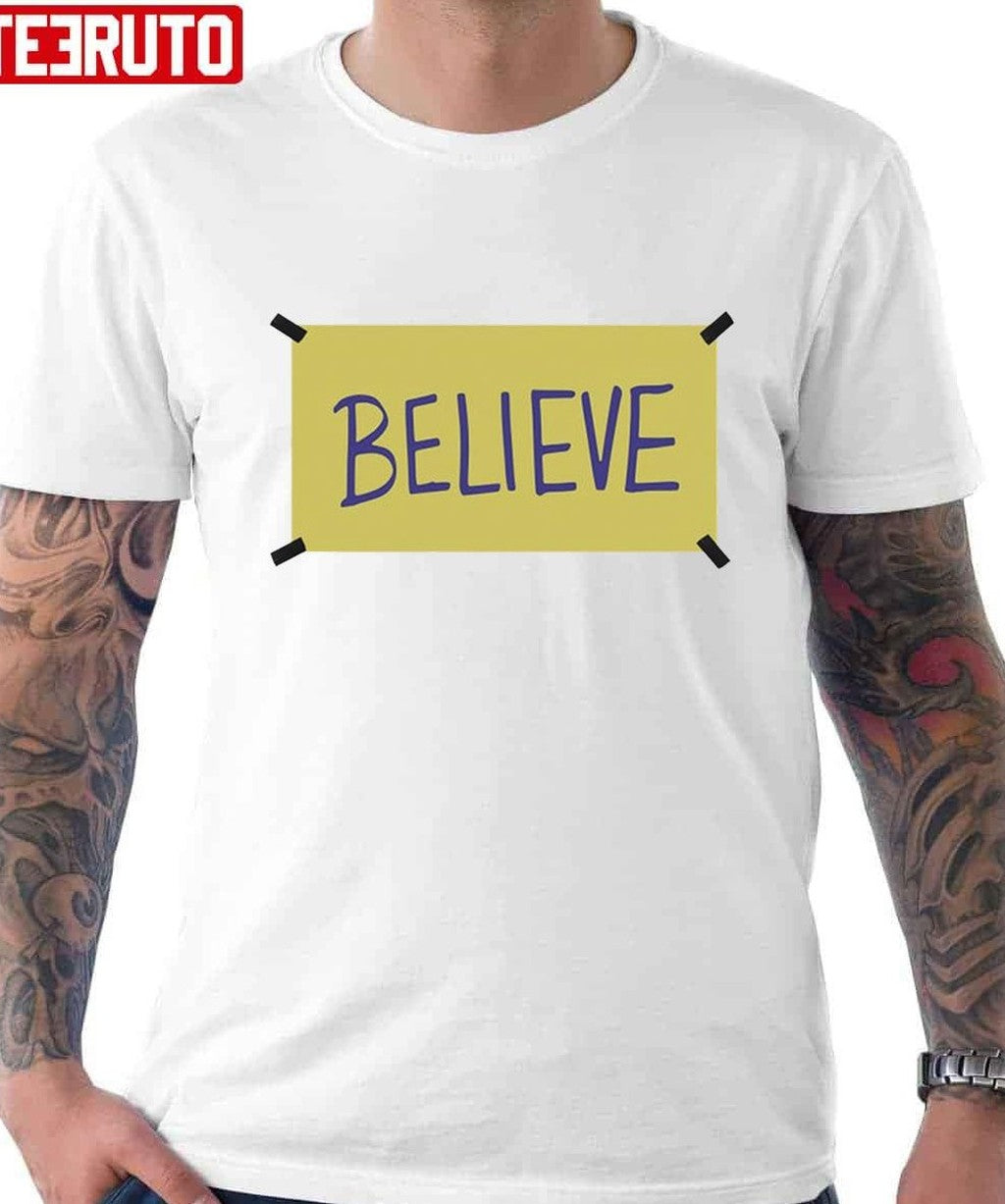 Ted Lasso Believe Yellow Note Unisex T-Shirt