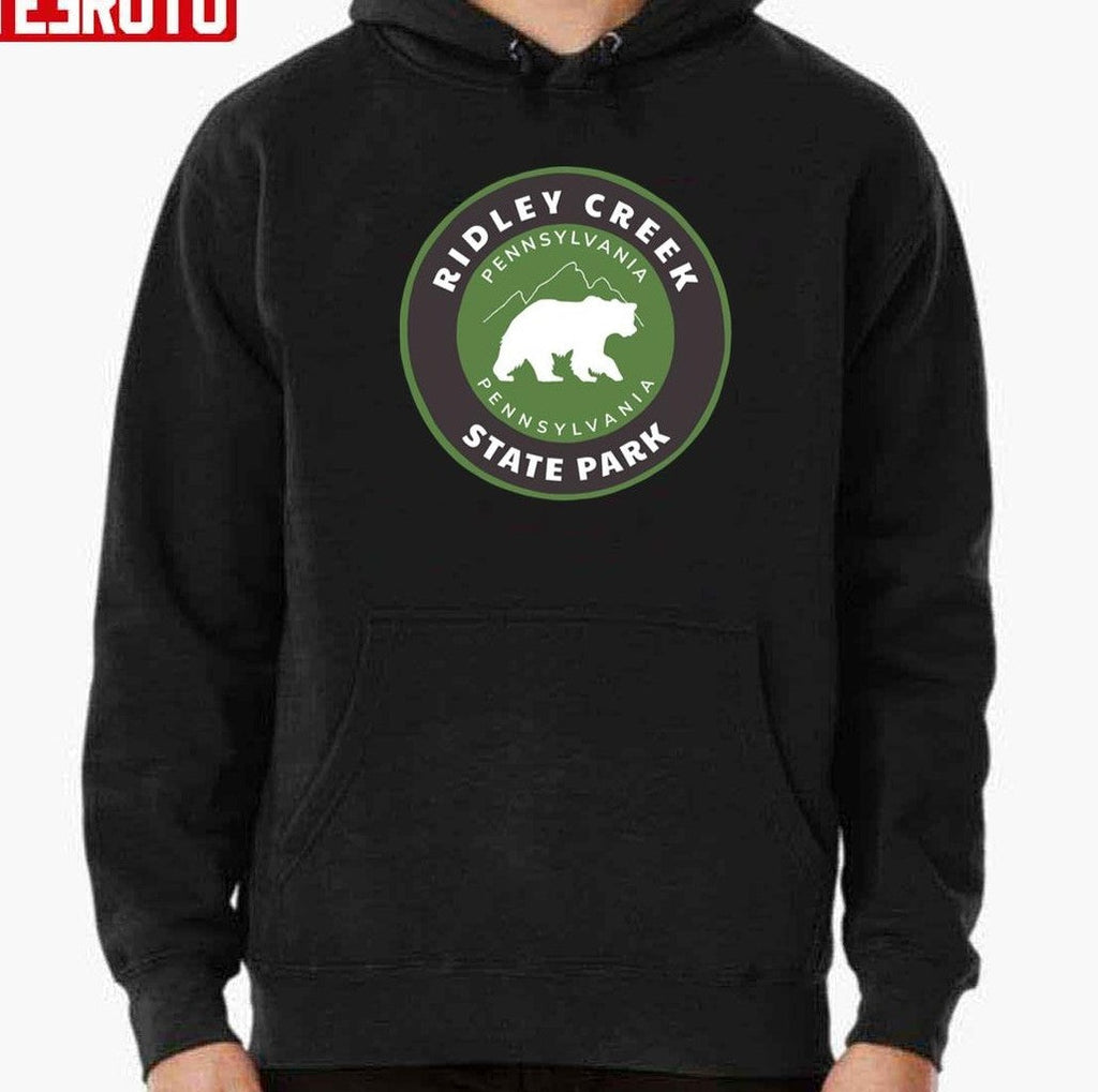 Ridley Creek State Park Pennsylvania Pa Badge Mountain Bear Unisex T-Shirt