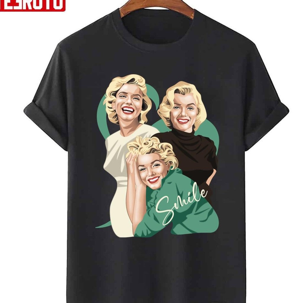 Smile Marilyn Fanart Unisex Sweatshirt