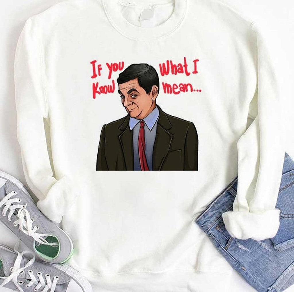 Mr Bean If You Know What I Mean Funny Unisex T-Shirt