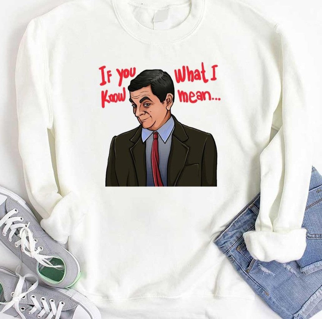 Mr Bean If You Know What I Mean Funny Unisex T-Shirt