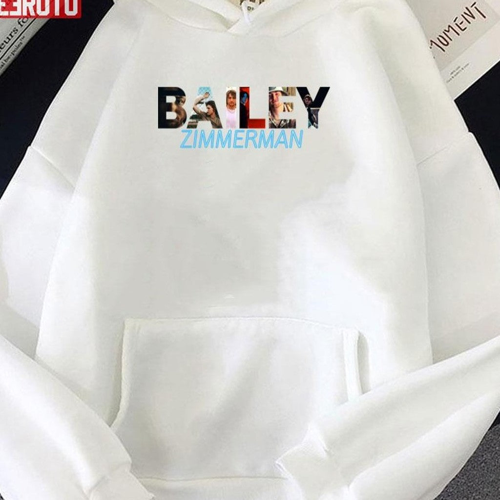 Bailey Zimmerman Artist Name Collage Unisex T-Shirt