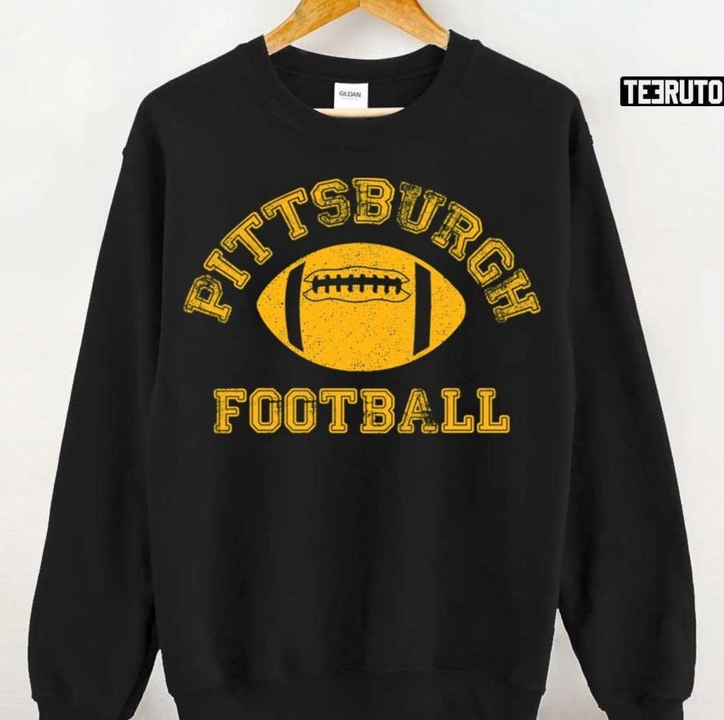 Pittsburgh Distressed Pro Football Team Unisex Sweatshirt