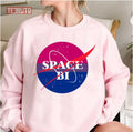 Space Bi Bisexual Outer Space Nasa Funny Unisex Sweatshirt
