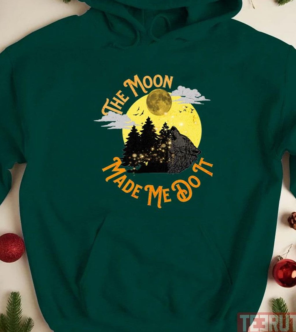 Scary The Moon Made Me Do It Art Unisex T-Shirt