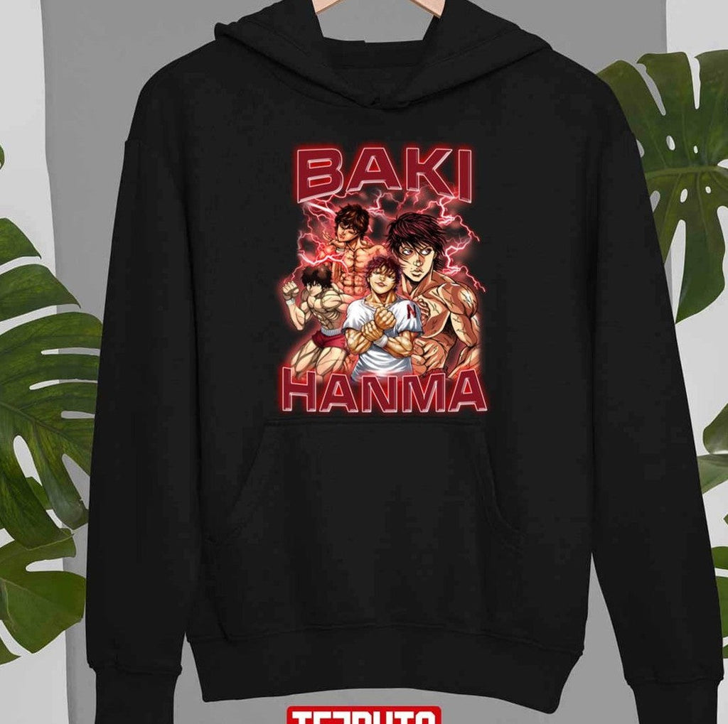 Anime Vintage Style Baki Hanma Baki The Grappler Unisex T-Shirt