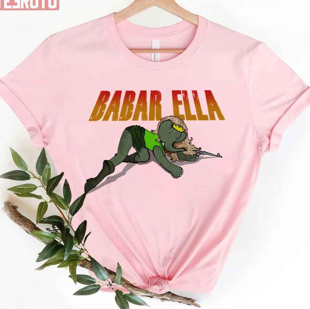 Babar Ella The Elephant Jane Fonda Unisex T-Shirt