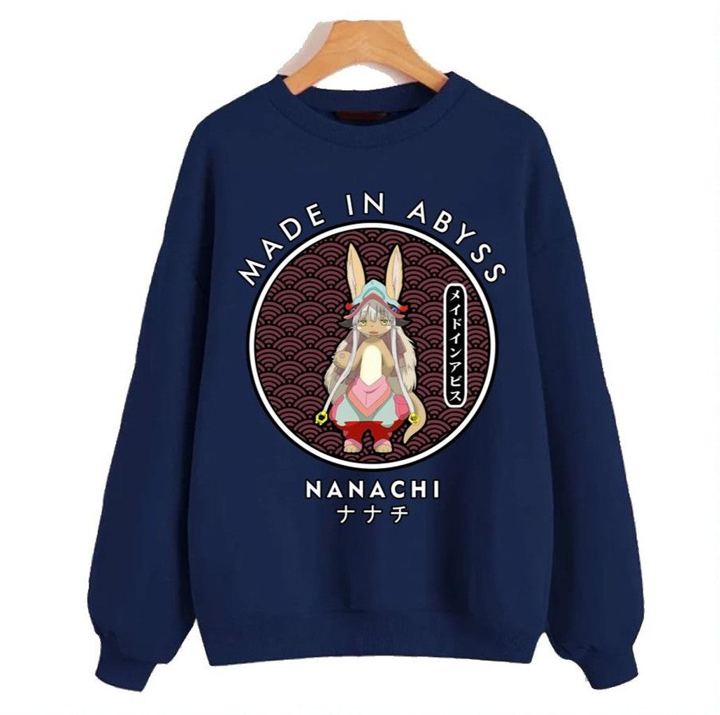 Round Design Made In Abyss Nanachi Unisex Sweatshirt