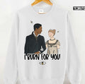 Simon Basset And Daphne Bridgerton I Burn For You Unisex Sweatshirt