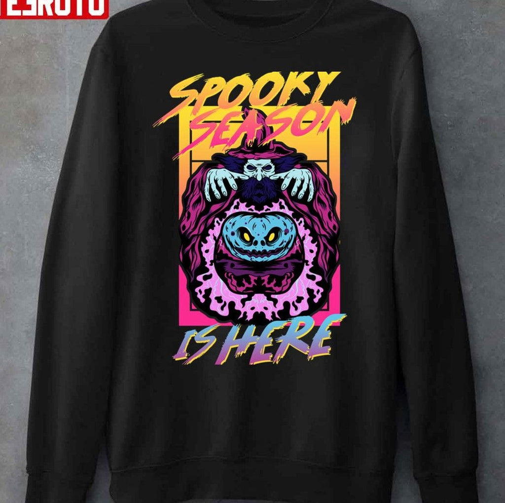 Spooky Season Is Here Halloween Festivals Art Unisex Sweatshirt
