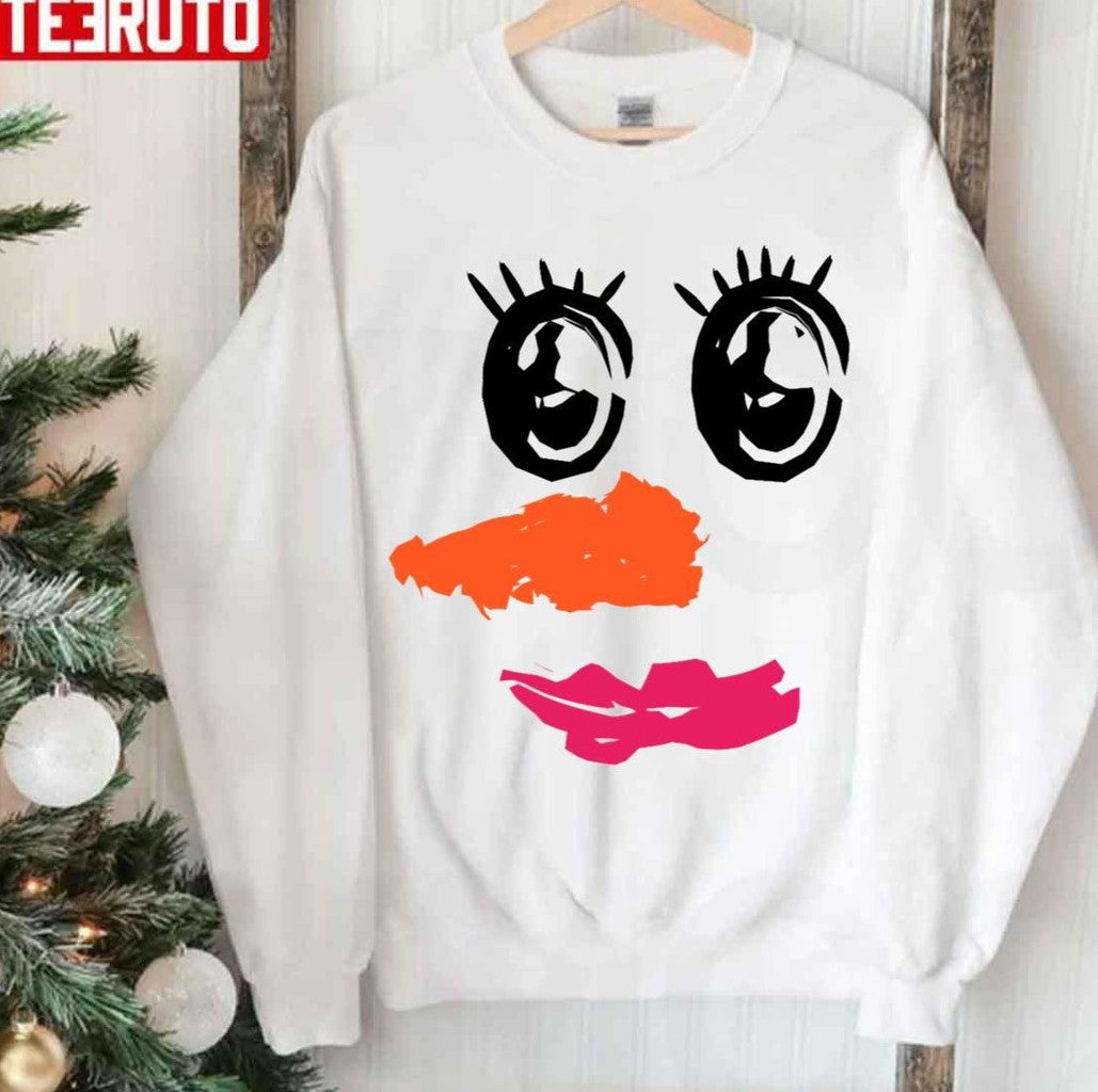 Snowman Face Matching Family Unisex Sweatshirt