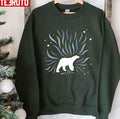 Polar Bear Northern Lights Unisex T-Shirt