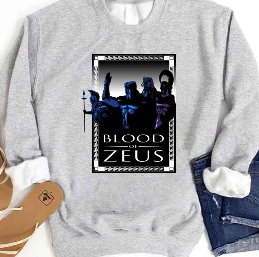 The Gods Blood Of Zeus Poster Design Unisex Sweatshirt