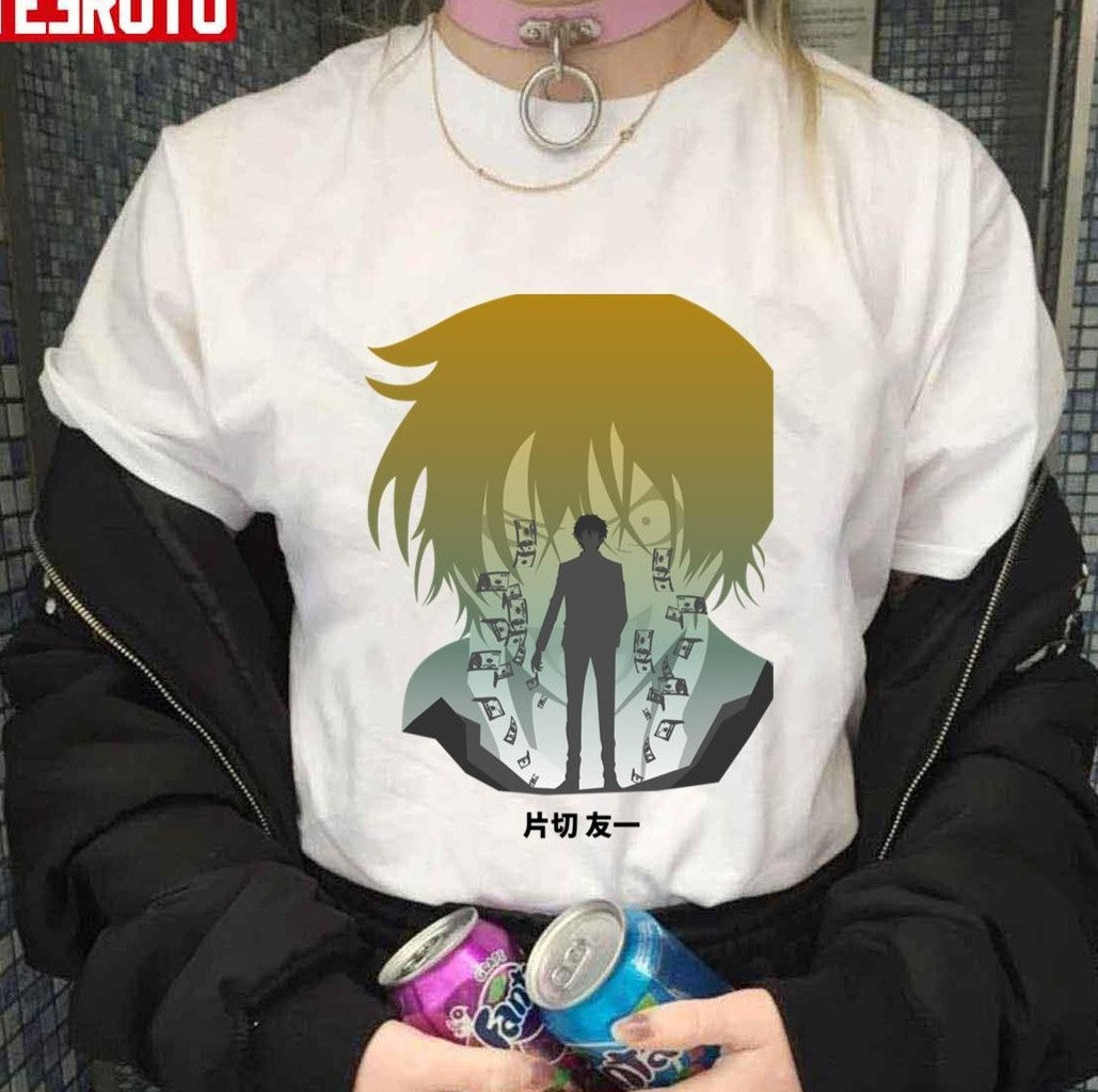 Silhouette Yuuichi Katagiri Tomodachi Game Anime Art Unisex T-Shirt