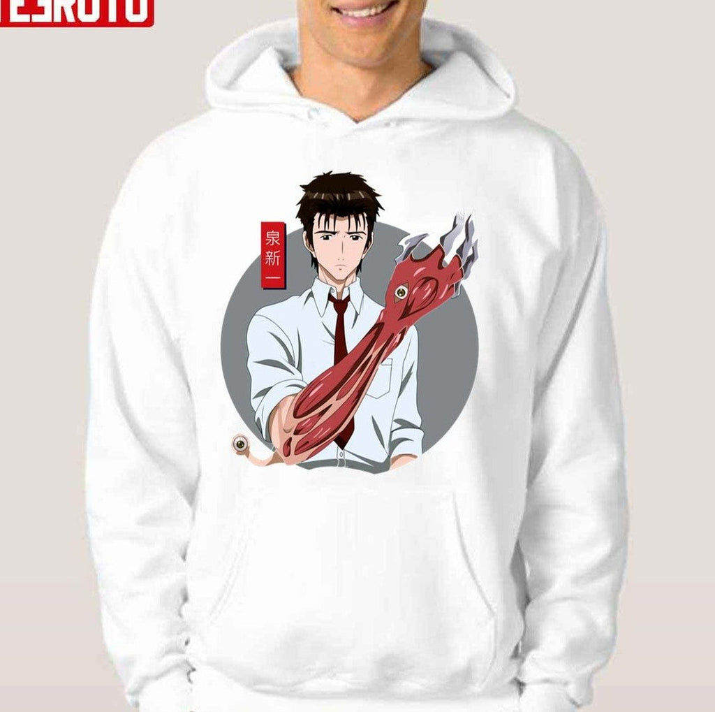 Parasyte Hideo Shimada And The Hand Migi Unisex Hoodie