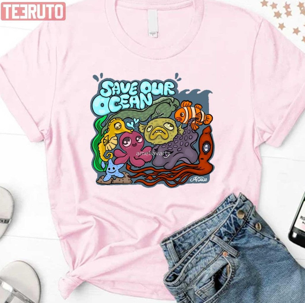 Save Our Ocean Sea Creature Unisex Sweatshirt