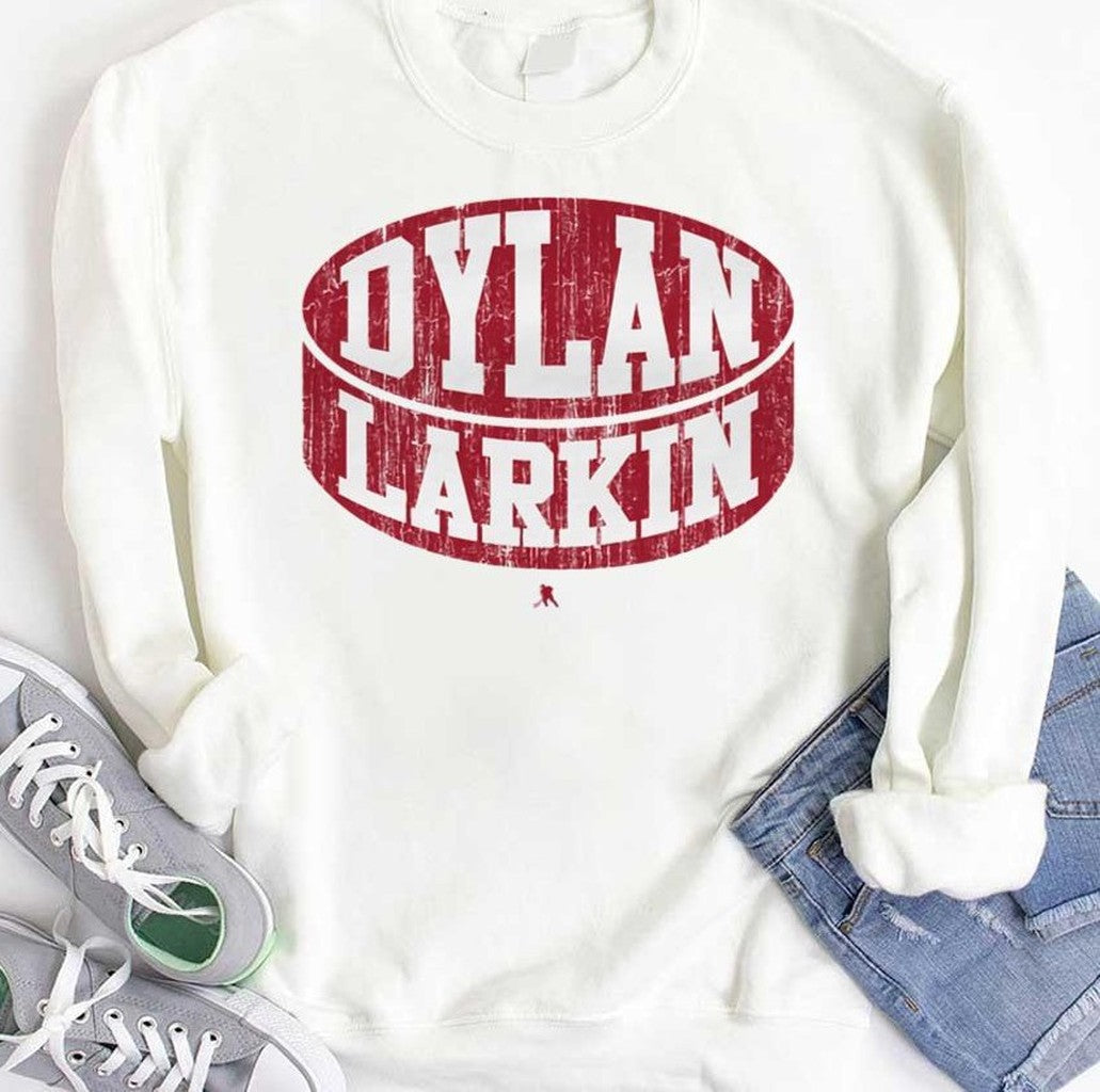 Puck Detroit Red Wings Dylan Larkin Unisex Hoodie