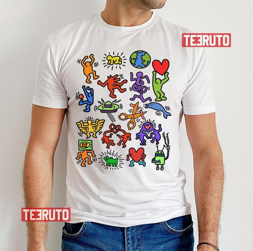 Symbols Keith Haring Unisex T-Shirt