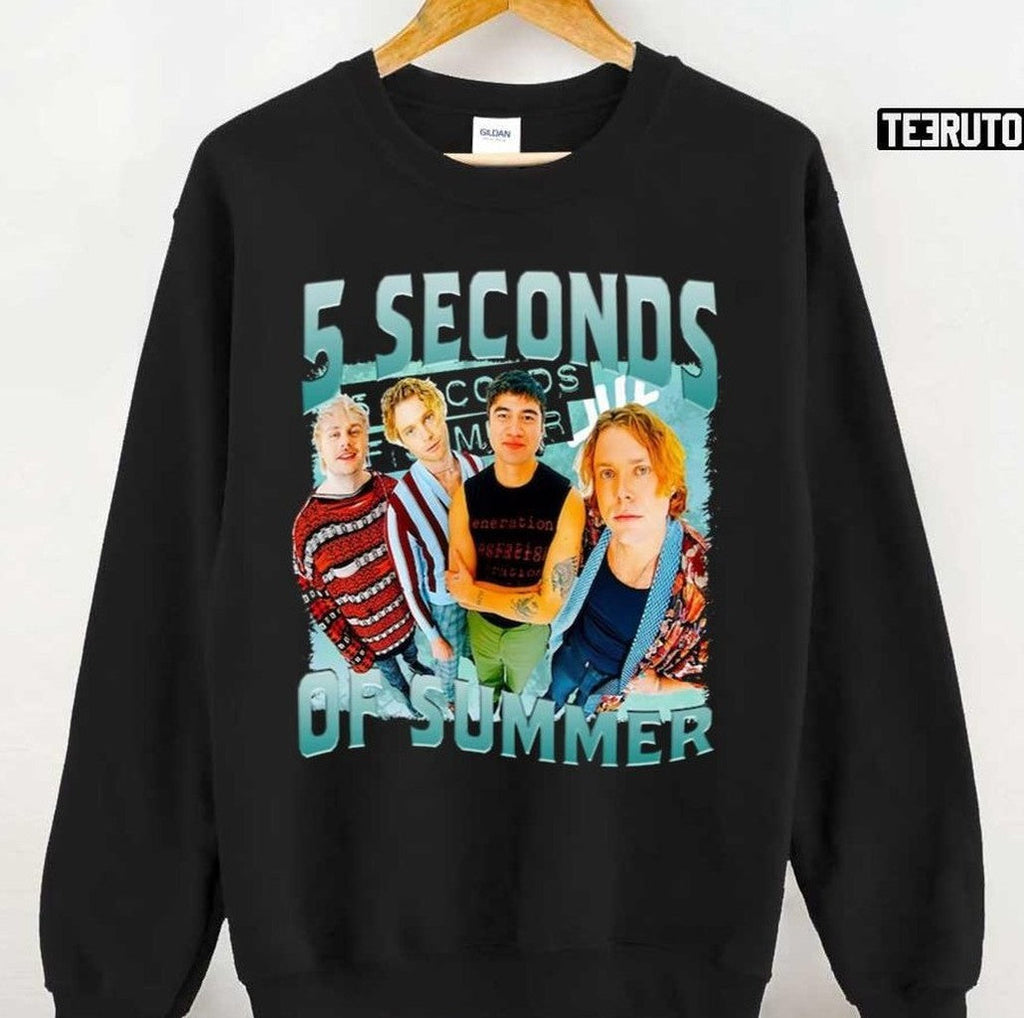 5 Seconds Of Summer Rock Band Vintage 90s Unisex T-Shirt