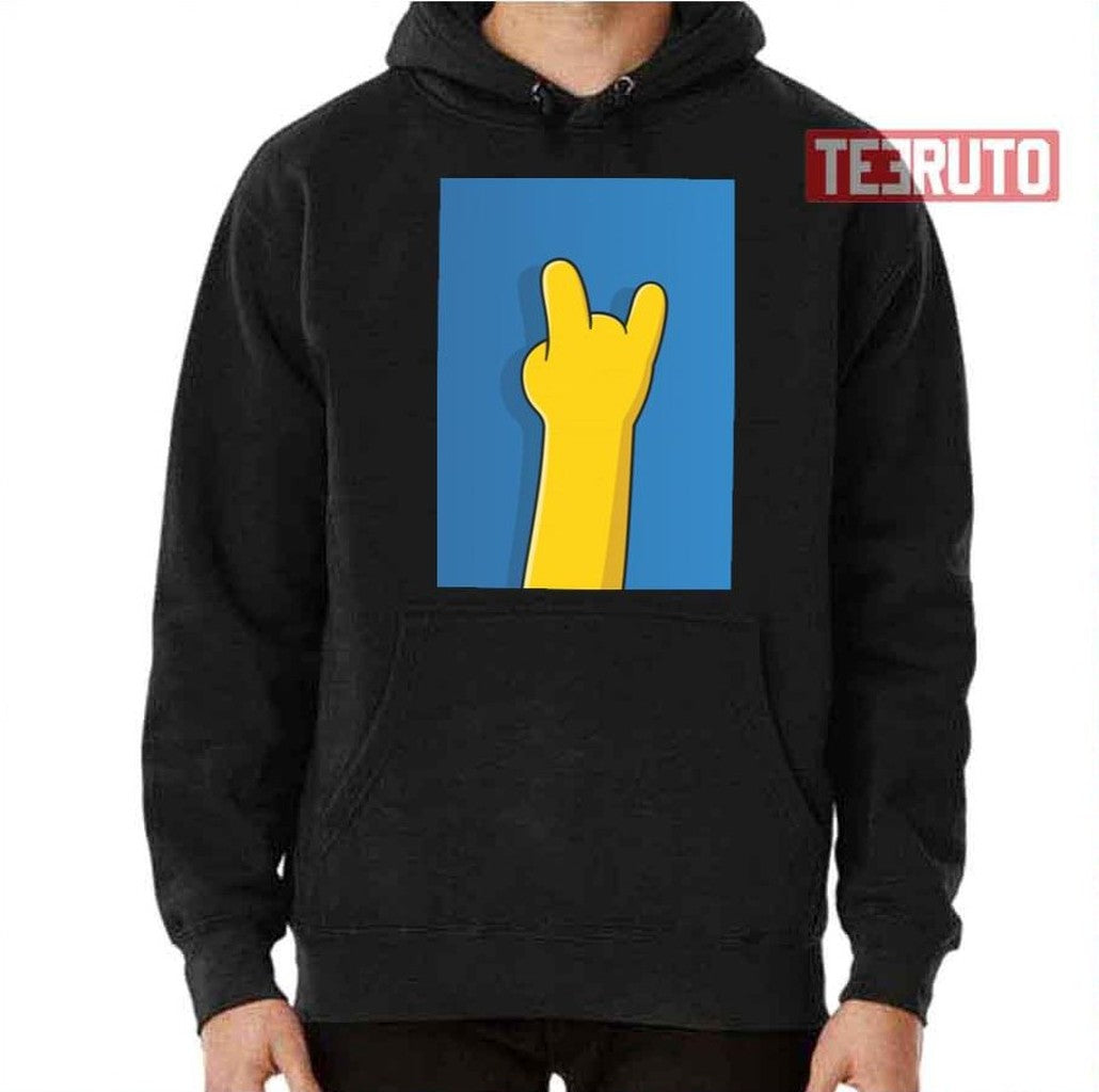 Simpson Rock Hand The Futurama Art Unisex T-Shirt