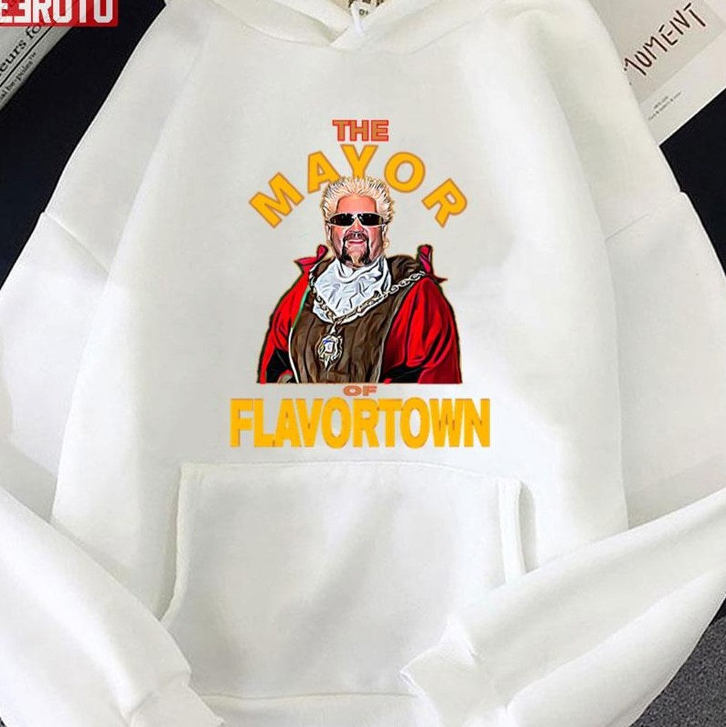New Guy Fieri Fans Mayor Of Flavortown Unisex Sweatshirt