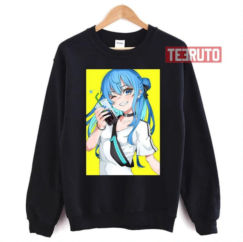 Suisei Hoshimachi So Cute With Milk Tea Vtuber Hololive Unisex T-Shirt