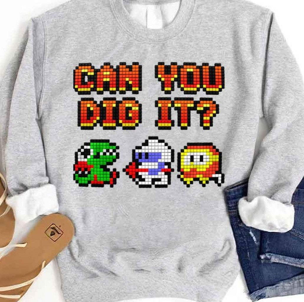 Best Boys Girls Gaming Dig Dug Years Old Birthday Unisex Sweatshirt