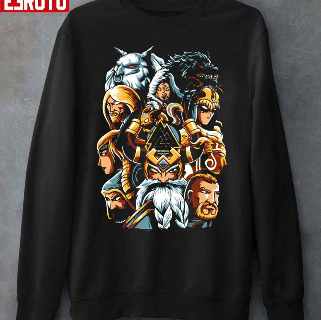Smite Game Fanart Unisex Sweatshirt