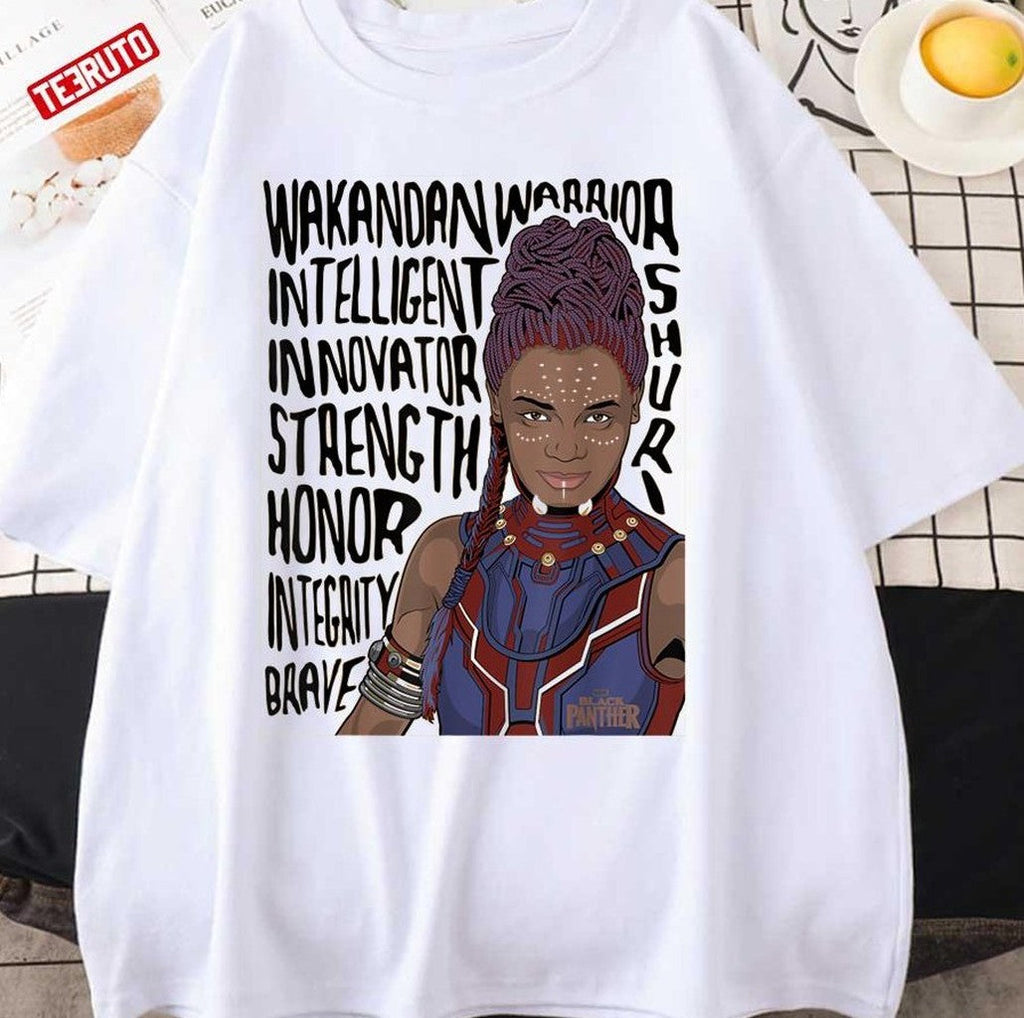 Panther Blackzz Shuri Word Art Graphic T Unisex Sweatshirt