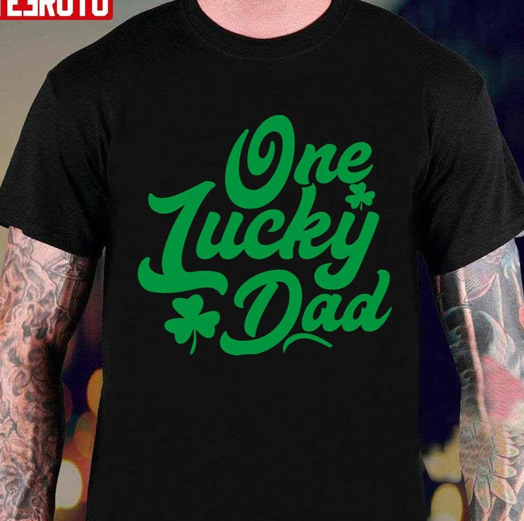 One Lucky Dad Cute St. Patrick Day Unisex Sweatshirt