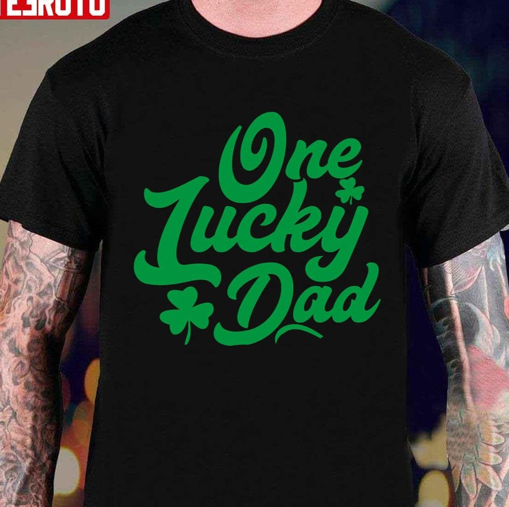 One Lucky Dad Cute St. Patrick Day Unisex Sweatshirt