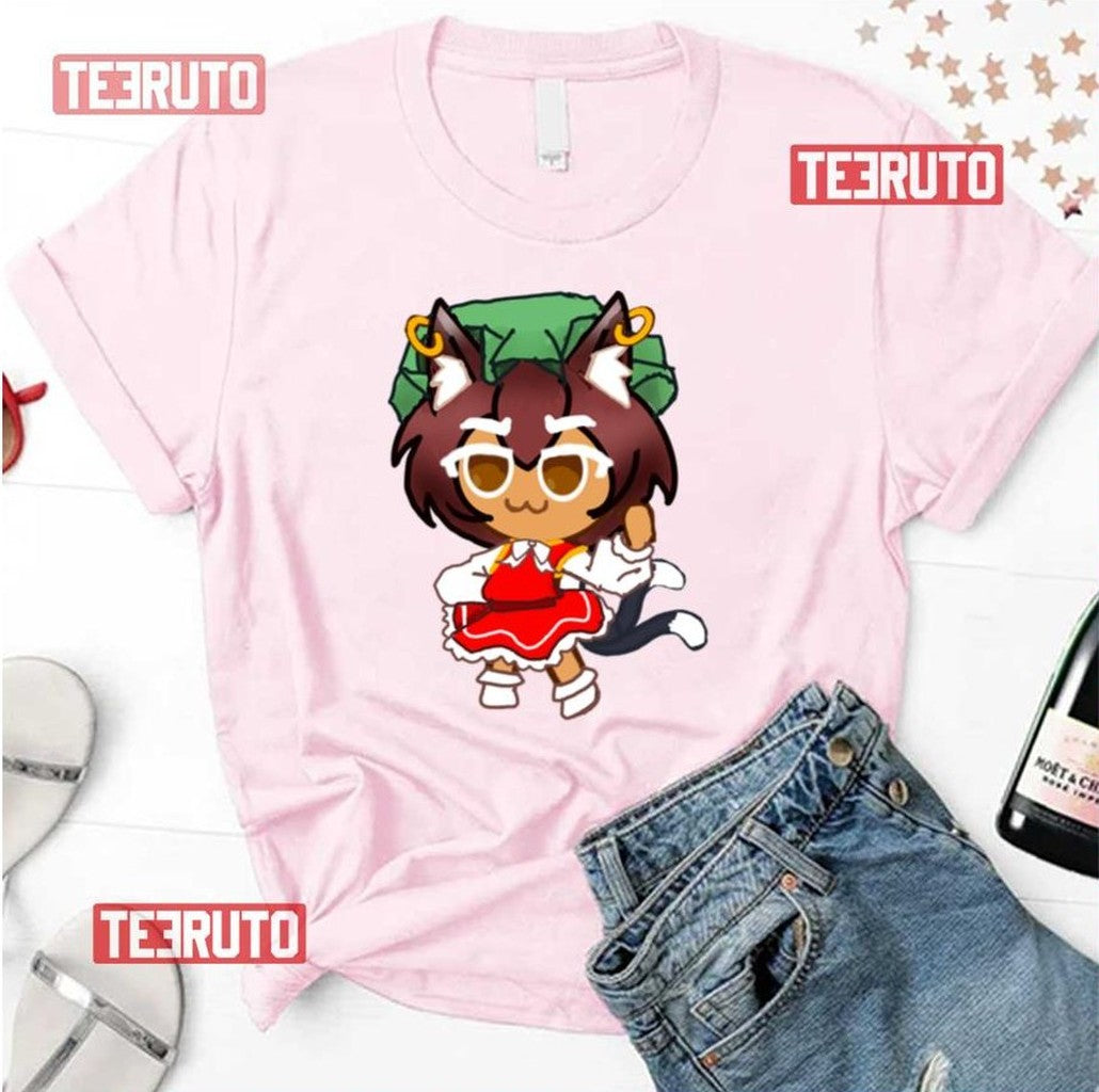 Bakeneko Cookie Touhou Project Unisex T-Shirt