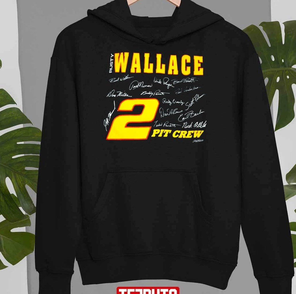 Pit Crew Car Racing Rusty Wallace Unisex Sweatshirt