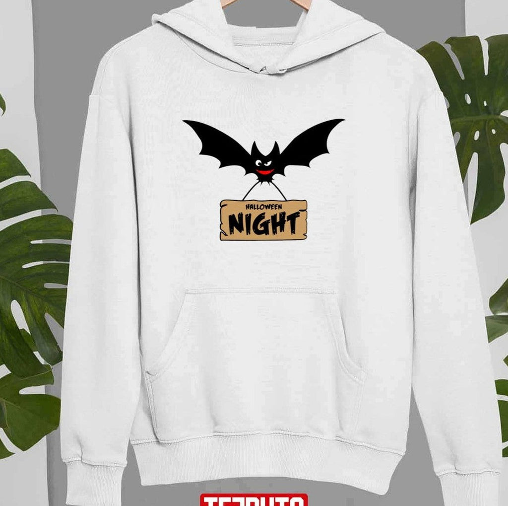 Scary Night Bat Halloween Unisex Sweatshirt
