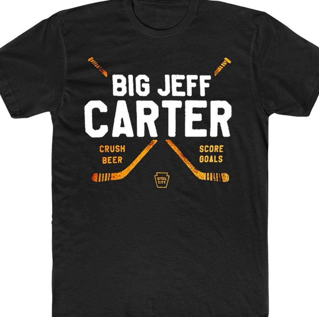 Big Jeff Carter Crush Beer Score Goals T-Shirt