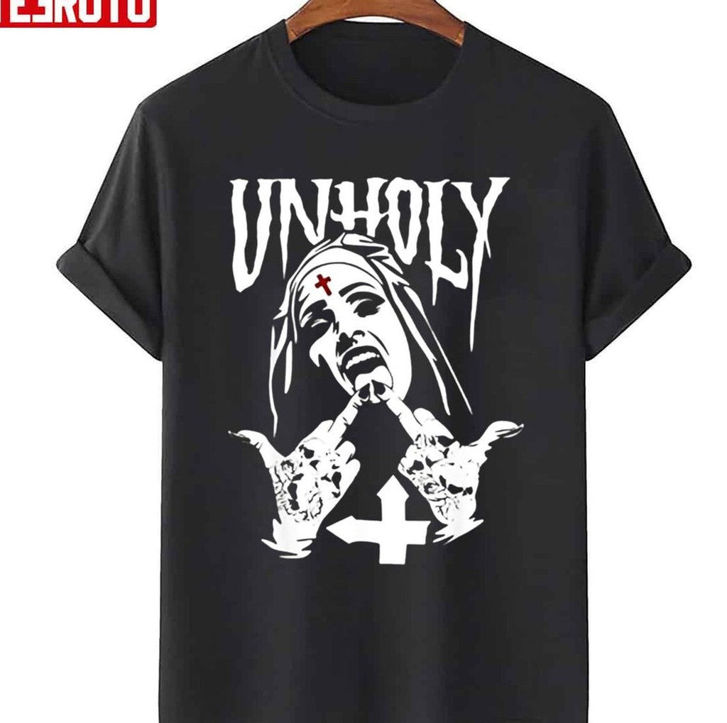 Satanic Nun Tattoos Unholy Unisex Sweatshirt