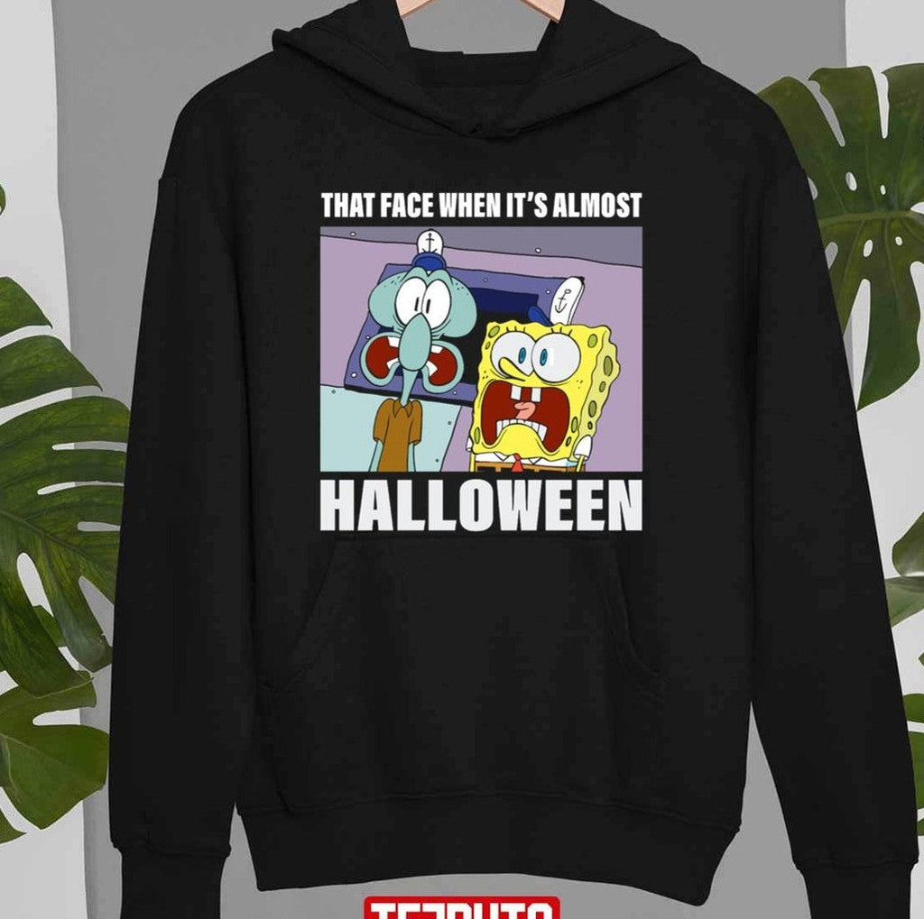 Squidward That Face When Halloween Spongebob Unisex Sweatshirt