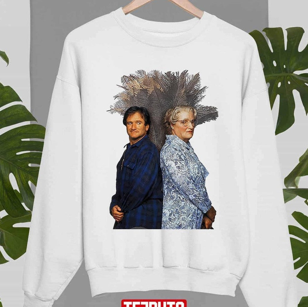 Robin Williams Mrs Doubtfire Funny Design Unisex Sweatshirt
