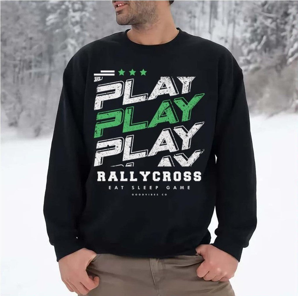 Rallycross Player Car Racing Logo Unisex Sweatshirt
