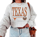 Vintage The University Of Texas Longhorns Sweatshirt Cotton Menswear