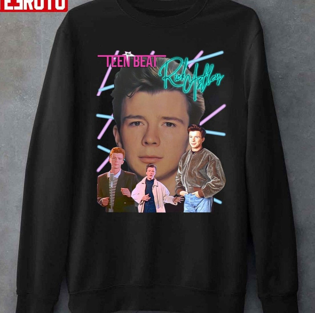 Teen Beat Fan Club Rick Astley Unisex T-Shirt