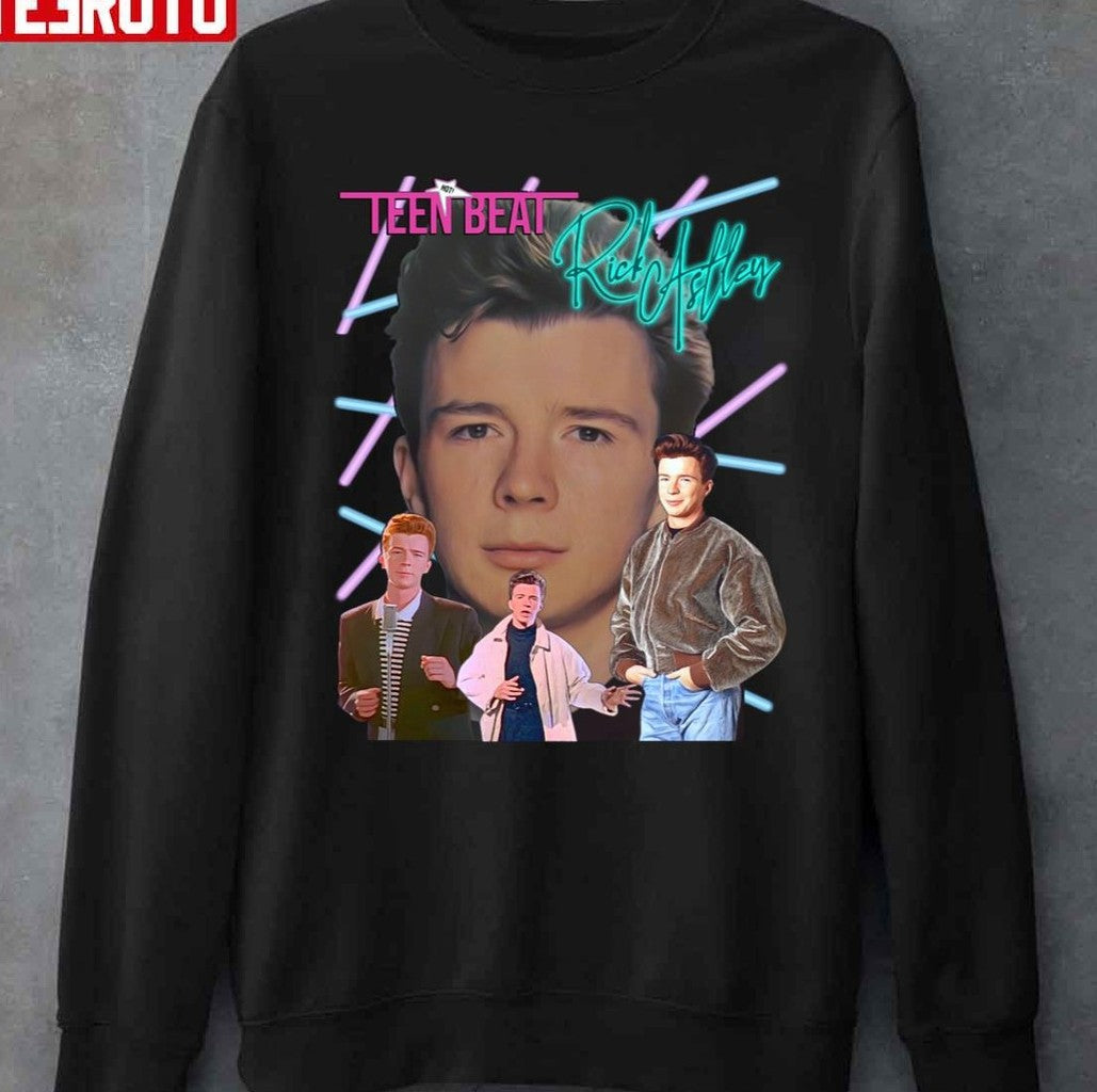 Teen Beat Fan Club Rick Astley Unisex T-Shirt