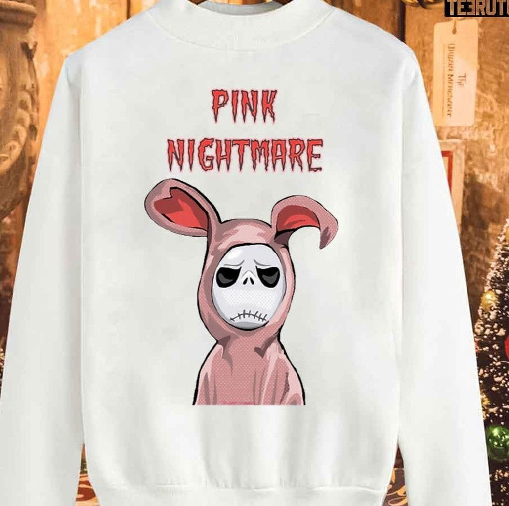 Pink Nightmare Before Christmas Unisex Sweatshirt