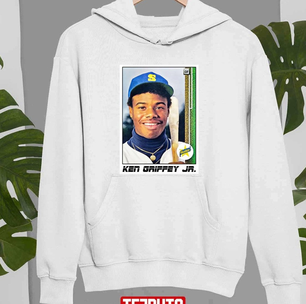 Baseball Card Art Ken Griffey Jr Unisex Sweatshirt